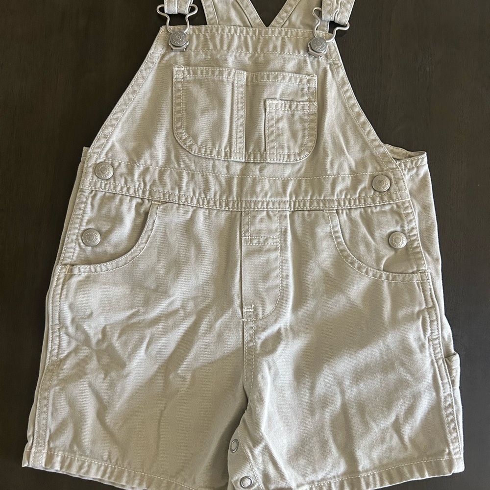 GAP Cream Kids One Piece Overalls